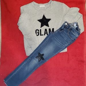 BUNDLE🎀 Sweatshirt and Jeggings ⭐